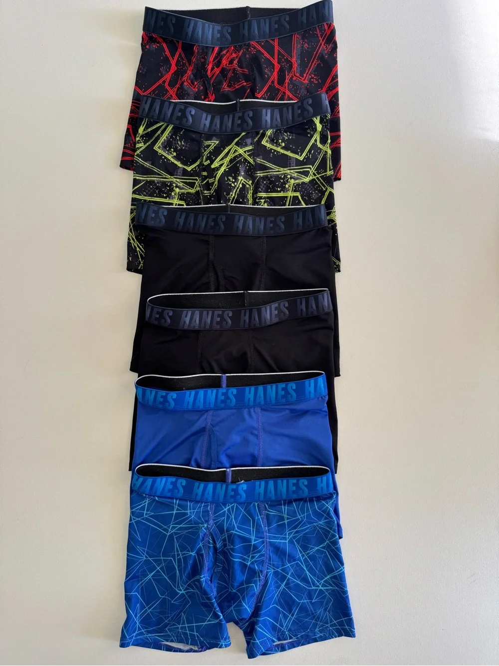 Kids Hanes Performance Boxer Briefs Bundle Size M